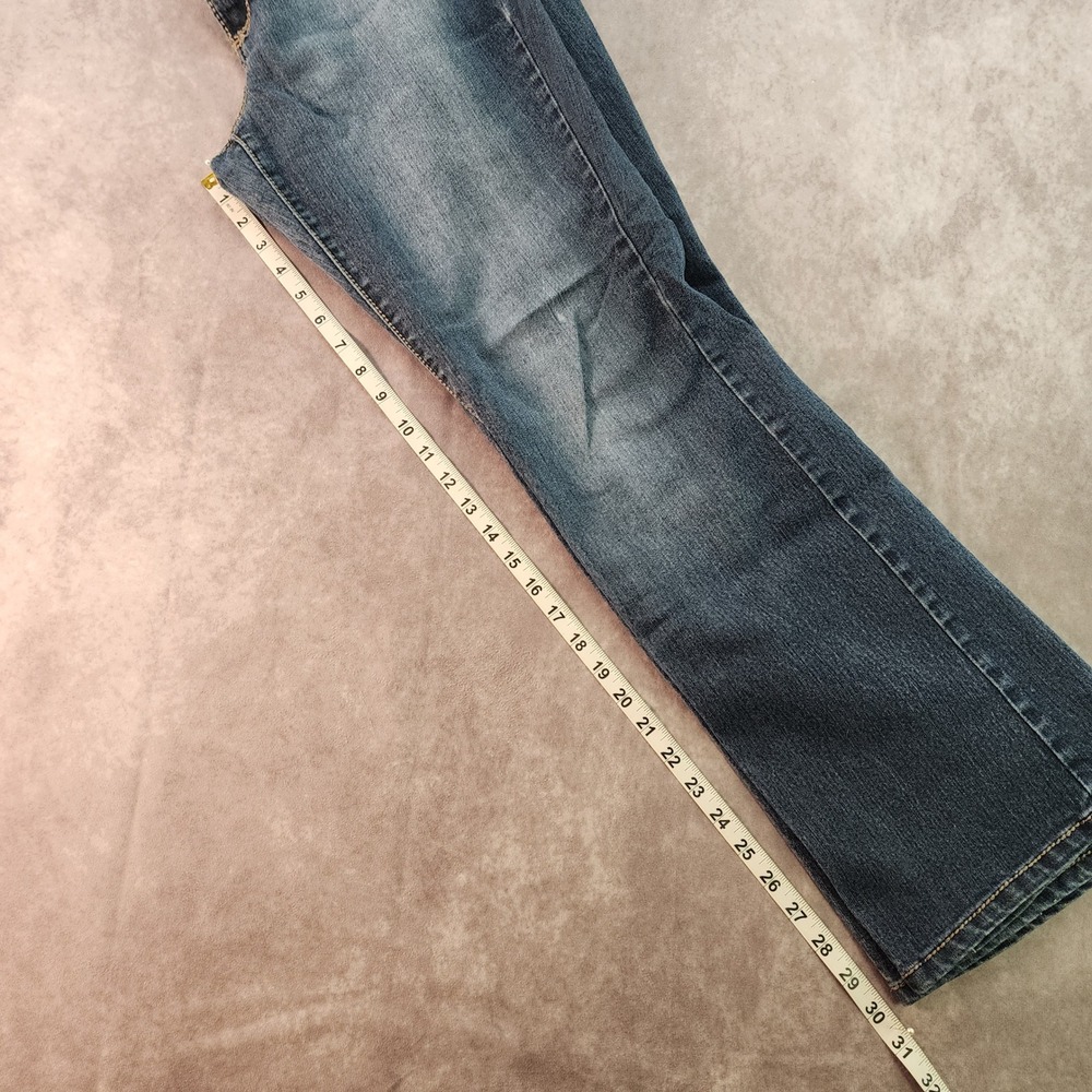 Nine West Jeans‎ Bootcut Embellished Pockets Dark Wash Women's Size 31/12 - Picture 4 of 6
